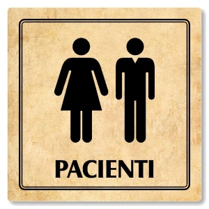WC pacienti, 80x80mm, pergamen, Utah